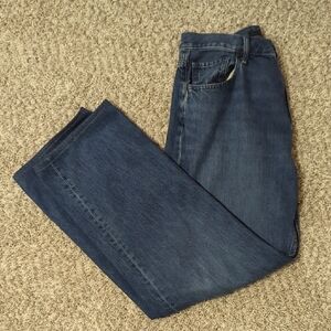 Uniqlo Men's Dark Blue Straight Jeans